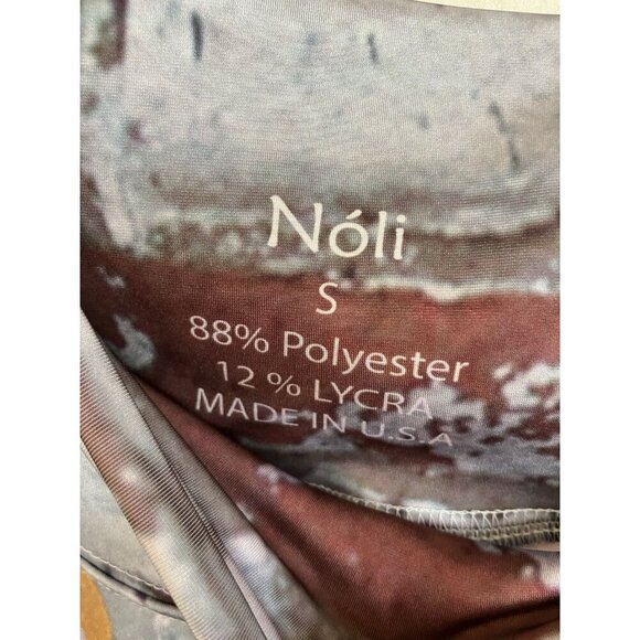 Noli Leggings Ganesh Elephant Print Yoga Red Gray Small, Yoga Fitness Athletic - Picture 4 of 7